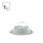 پنل توکار ال‌ای‌دی 7 وات سایروکس مدل گرد